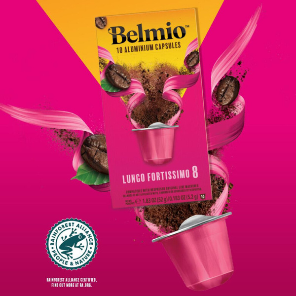 Kapsułki do Nespresso Belmio Lungo Fortissimo 10 sztuk