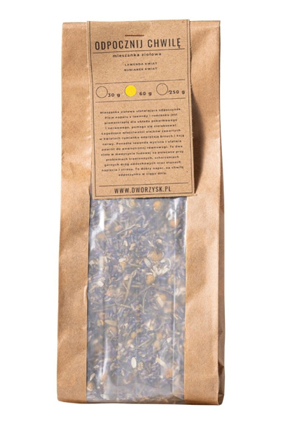 Mieszanka ziołowa Dworzysk Odpocznij Chwilę DOSYPKA 70g