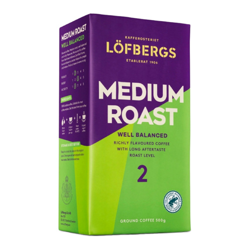 Kawa mielona Löfbergs Medium Roast In Cup 500g
