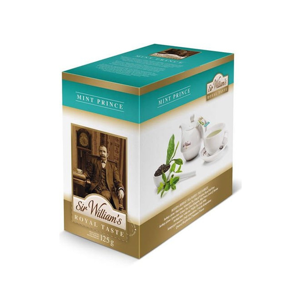 Zielona herbata Sir Williams Royal Taste Mint Prince 50x2,5g