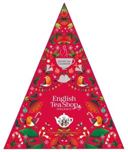 Kalendarz adwentowy English Tea Shop Czerwona Choinka 25x2g