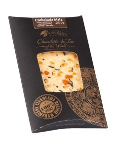 Biała czekolada M.Pelczar Chocolatier z karmelizowaną esencją czarnej herbaty mlecznej 85g