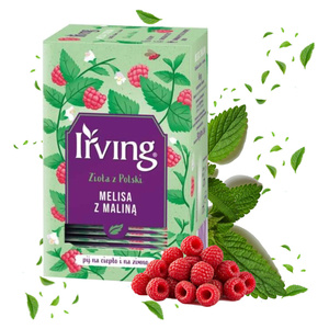 Herbata ziołowa Irving Melisa z maliną 20x1,5g
