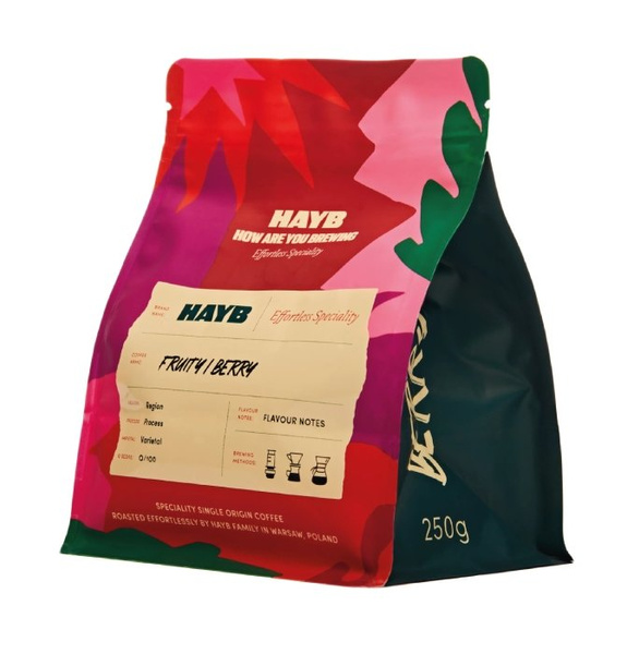 Kawa ziarnista HAYB Kenia Baragwi Gachami AA FILTR 250g - NIEDOSTĘPNY