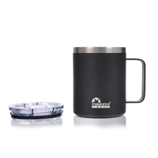 Kubek termiczny Majestic Sport Gump 400 ml - Czarny