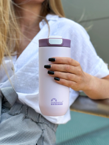 Kubek termiczny Majestic Sport Bullet 540 ml - Różowy