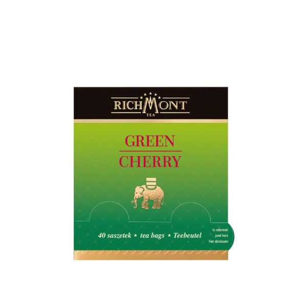 OUTLET - Herbata zielona Richmont Green Cherry 40x4g