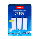 OUTLET - Zestaw 3 sztuk filtrów Coffix CF106 do ekspresu DeLonghi - zamiennik