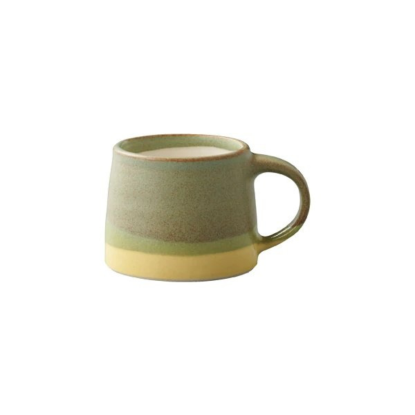 Kubek Kinto Slow Coffee Style S03 110 ml - Zielono-żółty