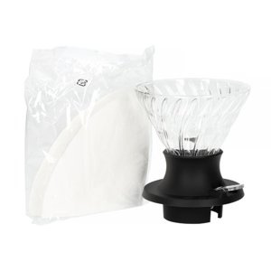 Zestaw Hario V60-02 Immersion Switch - drip + filtry - opinie w konesso.pl