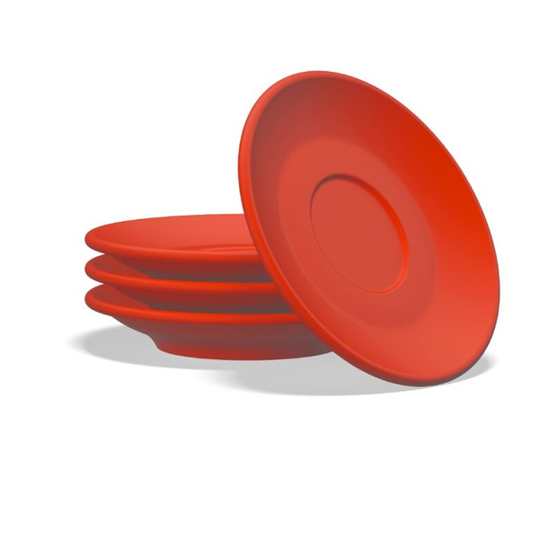 Filiżanka do cappuccino Club House Tulipano 210ml - Czerwona