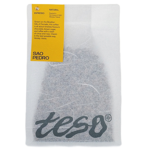 Kawa ziarnista Teso Brazylia Sao Pedro Espresso 1kg