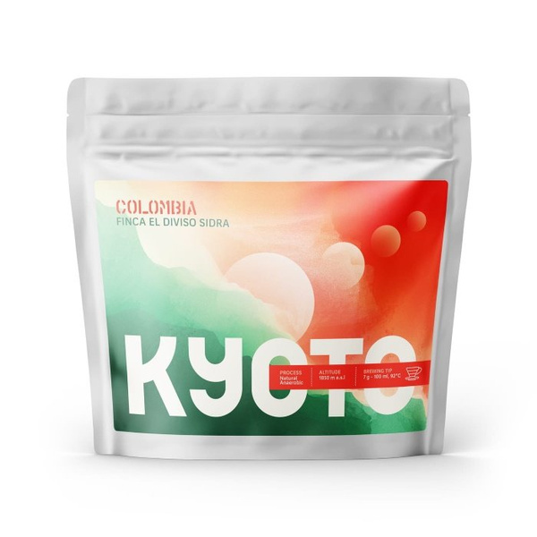 Kawa ziarnista KYOTO Kolumbia El Divisio Sidra 200g - NIEDOSTĘPNY