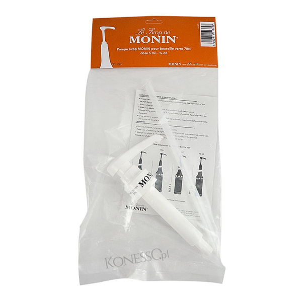Pompka do syropów Monin 5 ml GLASS