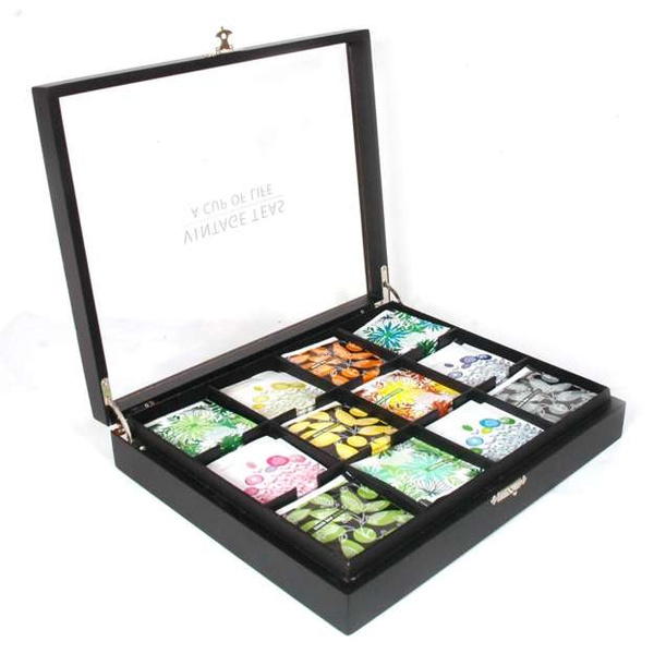 Pudełko prezentowe Vintage Teas 12 przegródek