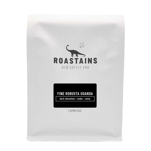 Kawa ziarnista Roastains Uganda Fine Robusta Kaweri Turaco 1kg – NIEDOSTĘPNY
