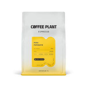 Kawa ziarnista COFFEE PLANT Peru Papagayo Espresso 250g – NIEDOSTĘPNY - opinie w konesso.pl