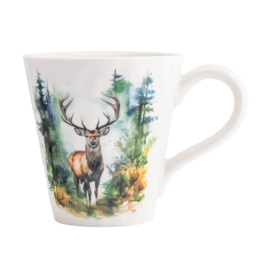 Kubek świąteczny Altom Design Jeleń B 480 ml