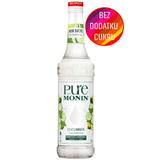 Syrop bez dodatku cukru PURE by MONIN - Ogórek 0,7L