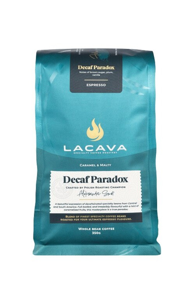 Kawa ziarnista LaCava Decaf Paradox Bezkofeinowa 350g