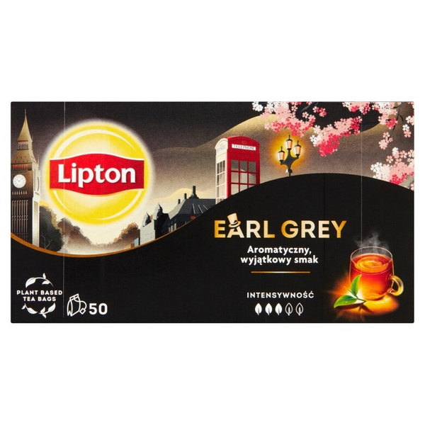 Herbata czarna Lipton Earl Grey 50x1,5g – NIEDOSTĘPNY