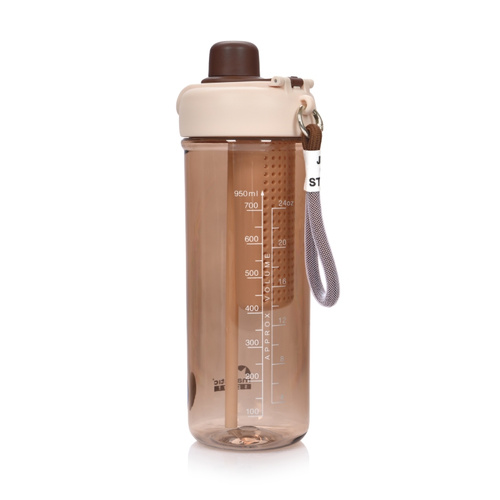 Butelka na wodę Majestic Sport Zoya 950 ml - Kawowa