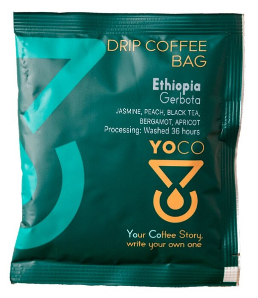 Drip Bag Coffee YoCo Coffee Ethiopia Gerbota 20x12g