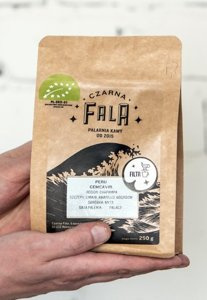 Kawa ziarnista Czarna Fala EKO Peru Finca Santa Sofia 250g - NIEDOSTĘPNY - opinie w konesso.pl