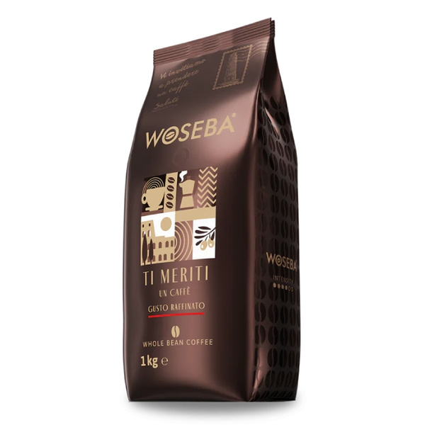 Kawa ziarnista Woseba Ti Meriti Un Caffe Gusto Raffinato 1kg