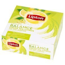 Zielona herbata Lipton Classic Green Tea Citrus 100x1,3g