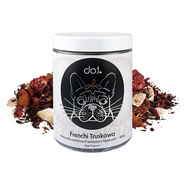 Herbata owocowa Dot. Frenchi Truskawka 100g