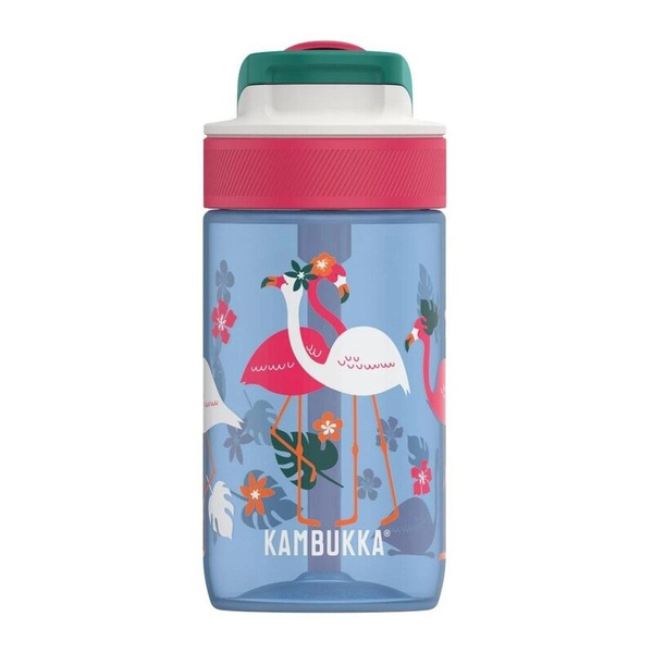 Butelka na wodę dla dzieci Kambukka Lagoon 400ml - Blue Flamingo