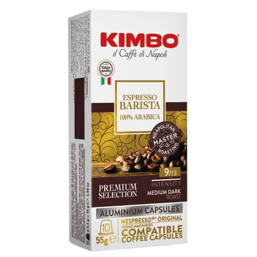 Kapsułki do Nespresso Kimbo Espresso Barista 100% Arabica - 10 sztuk