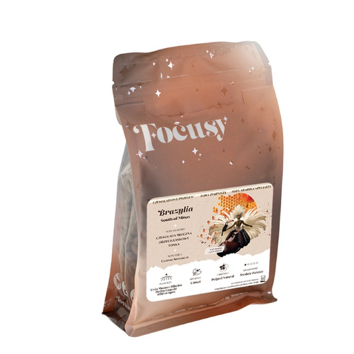 Kawa ziarnista Focusy BRAZYLIA SOUTH OF MINAS - czekoladowy przelew 250g
