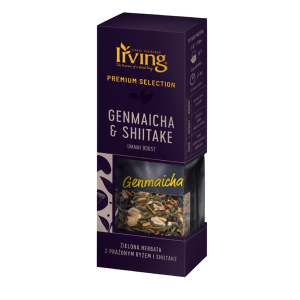 Herbata zielona Irving Genmaicha Shiitake 75g