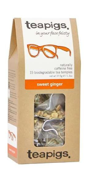 Ziołowa herbata teapigs Sweet Ginger 15x2,5g - NIEDOSTĘPNY