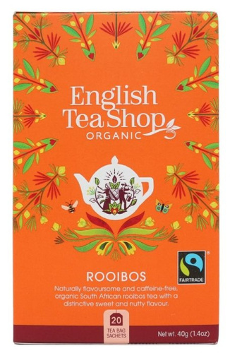 OUTLET - Ziołowa herbata English Tea Shop Rooibos 20x2g - opinie w konesso.pl