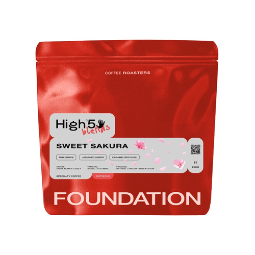 Kawa ziarnista Foundation Coffee Roasters High5 Sweet Sakura Espresso 250g