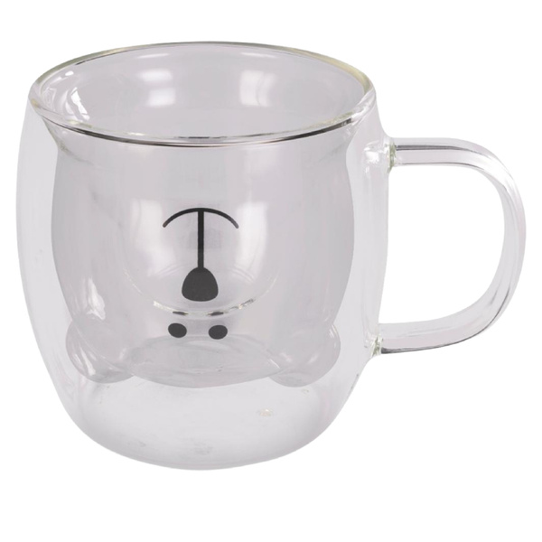 Szklanki Lamart Vaso Bear 250 ml Jasne - 2 sztuki