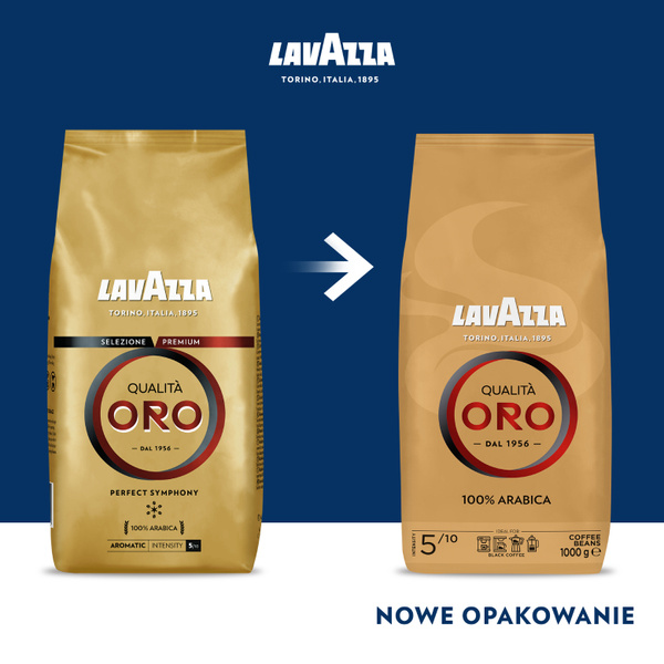 Kawa ziarnista Lavazza Qualita Oro 1kg 