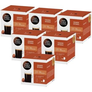 ZESTAW - Kapsułki Nescafé Dolce Gusto Grande Intenso 6x16 sztuk