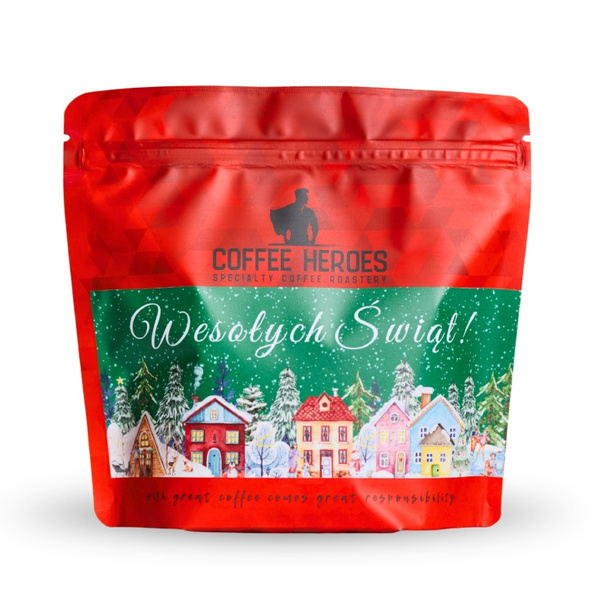 Kawa ziarnista Coffee Heroes Świąteczna Brazylia Cerrado 250g – NIEDOSTĘPNY