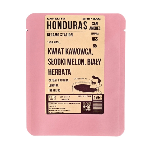 Drip Bag Cafelito Honduras San Andres Lempira 12g