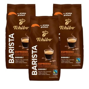 Zestaw 3x1kg Kawa ziarnista Tchibo Barista Espresso  - opinie w konesso.pl