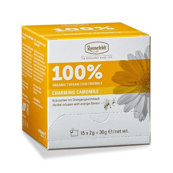 Ziołowa herbata Ronnefeldt 100% Charming Camomile 15x2g – NIEDOSTĘPNY