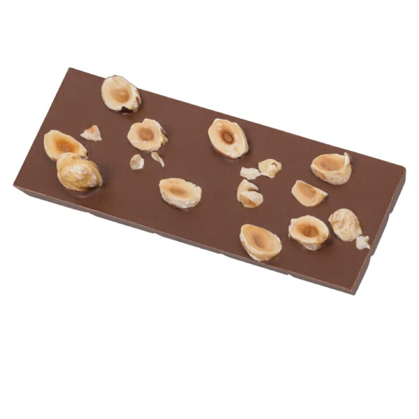 Czekolada mleczna M.Pelczar Chocolatier bez cukru z orzechami laskowymi 45g