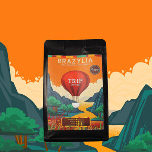 Kawa ziarnista Trip Coffee Brazylia DARK 250g - opinie w konesso.pl