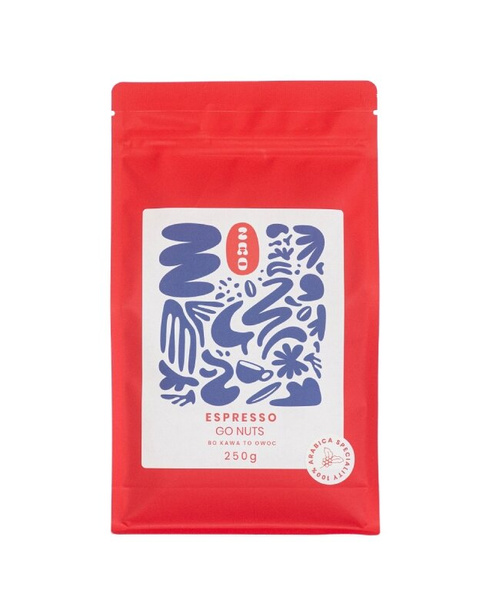 Kawa ziarnista Zao Coffee Espresso Go Nuts 250g – NIEDOSTĘPNY