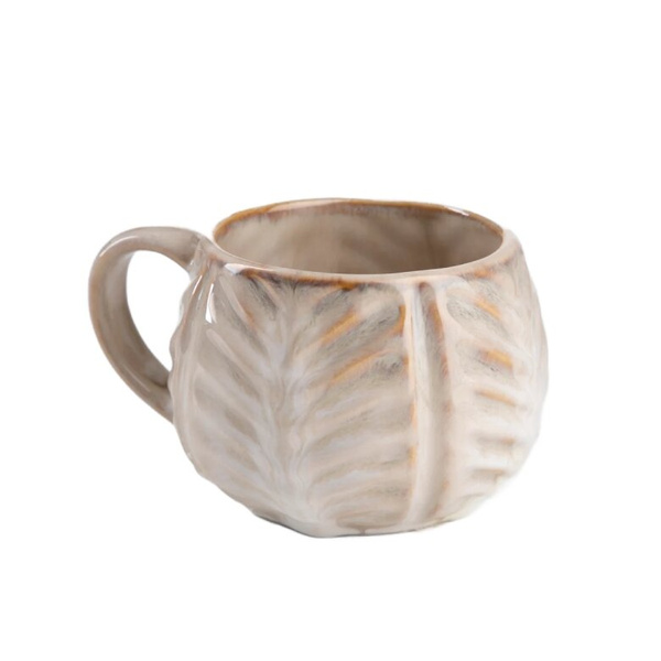 Kubek Homla Almos baryłka ze żłobieniem - Beżowy 380ml - NIEDOSTĘPNY