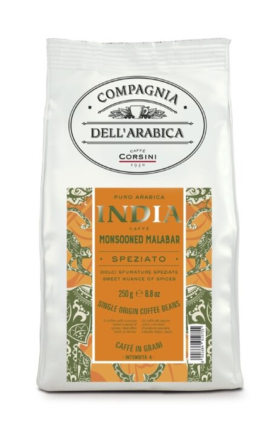 Kawa ziarnista Compagnia Dell'Arabica India Monsooned Malabar 250g